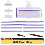 Soft Plush Strips for Dyson V6 V7 V8 V10 V11 V12 V15 DC58 One Set of 4 Strips