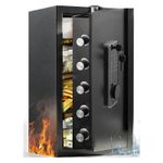 Large 73L Door Security Safe Box Home Safe Lock Box with Fireproof Security Safe