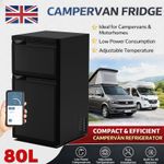 80 Litre DR80 Campervan RV 12V 24V Compressor Fridge Freezer App Control Camper
