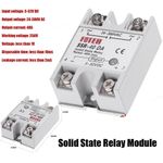 Relay Module AC Controller 24-380V 3-32V Metal Plastic Single Phase DC