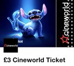 1 x Cineworld Cinema Ticket Valid: Fri Sat Sun QUICK DELIVERY - Read Description