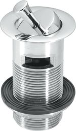 McAlpine BW60SPH-CB 1.25" Chrome Brass Basin Waste - Backnut Model 60mm Flange