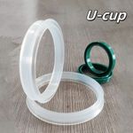 Oil Seal Rings Piston Hydraulic Rod Polyurethane O-Ring For Shaft YXD ODU U-cup