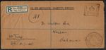 BSI 1928 OHMS Cover w/Registered Letter Official of Tulagi & Official Paid Stamp