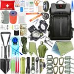 Survival Kit Backpack 90+ Piece 40L Camping Hiking Car Travel Emergency Bag UK