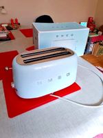Smeg TSF02BLUK Retro Style Toaster 2 Slot, 4 Slice, Blue -Fast Dispatch