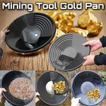 13inch Gold Pan Nugget Mining Dredging Prospecting River Creek Panning UK