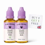 DOGS EAR CLEANER FOR STINKY WAXY DIRTY BROWN STUFF IN PETS EARS. 2 FOR 1