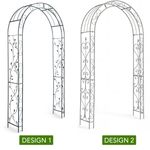 Heavy Metal Garden Arch Trellis Climbing Plants Vine Rack Outdoor Wedding Stand