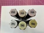 Spectrum Noir PALE HUES SET  Markers 6X Colours Double Ended/Blendable/Refilable