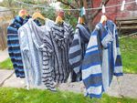  VINTAGE MEXICAN BAJA JUMPERS/HOODIES. JOB LOT. X5.FESTIVAL. WARM. IDEAL RESALE