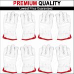 100% Goat Skin Leather Working Gloves Builders Gardening Grip Professional Rider