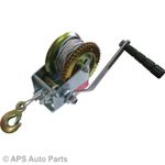 1200lbs Manual Hand Winch Boat Car Trailer Caravan 10m 32ft Cable Marine Puller