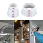 Duct Multi Reducer Extractor Fan Pipe Connector 80/100/110/120/150/160mm