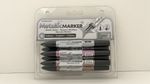 Letraset Metallic Promarkers - Set 2 - 6 x Metallic Colour Promarker Markers