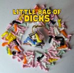 Bag of 20 Dicks. 3d Printed 17mm tall tiny dicks, gag gift