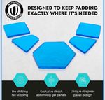 PROPADZ Rugby Union Gel Pad Top Shock Absorbing Strapless Chest/Shoulder