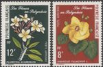 French Polynesia 2007 Hibiscus/"Plumeria"/Flowers/Plants/Nature 2v set (n45335)