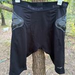 Burton Total Impact Padded Dryride G-Form Shorts Sz Large Black Snowboard