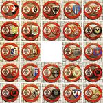 Accrington Stanley FC Match Badges 2024-2025 Season League 2 & FA Cup