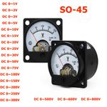 1V-800V DC Analog Voltmeter Analogue Voltage Panel Meters SO-45 Directly Connect