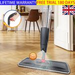 700ml Dayplus Spray Mop Microfibre Water Spraying Floor Cleaner Kitchen Tiles UK