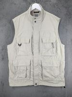 Columbia Large Relaxed Fit Vest Titanium Omni Dry Multipocket Hiking Fishing Nyl