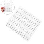 10 Sheets Waterproof Light Switch Labels - Transparent Switch ID Stickers for