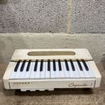 Vintage Hohner Organetta 3 Portable Electric Reed Mini Harmonium White 29 Keys