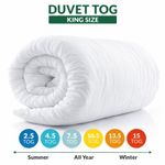 KING SIZE Duvet Quilt 2.5 4.5 7.5 10.5 13.5 15 TOG Feel Down Hotel Quality Duvet
