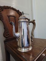 RARE George II  coffee pot,  made by C. 56 & Co. in London