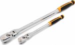 GEARWRENCH 81204XP - 2 Piece 1/4" & 3/8" Drive 120XP Flex Head Teardrop Ratchet