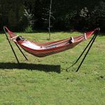 Hammock with Metal Frame Stand Garden Camping Outdoor Patio Swing Bed Portable