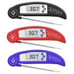 Meat Thermometer with Probe - Instant Read Waterproof Kitchen Digital Reading UK