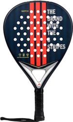 adidas Unisex Match Blue 3.4 Padel Racket - Blue/Red/White - Free P&P