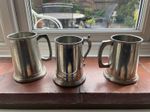 Vintage Original Pewter Pint Tankard Mug Made In Sheffield England