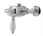 Traditional Round Concealed Manual Shower Valve (1 Outlet) - Chrome