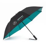 Mercedes Benz Windproof Umbrella Folding Compact AMG Petronas F1 Accessory Black