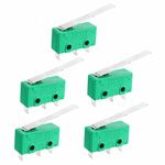 5PCS KW4-3Z-3 5A125/250VAC Micro Switch SPDT NO NC 3 Terminals Long Hinge Lever