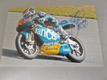 9" x 6" PHOTOGRAPH HAND SIGNED BY BRADLEY SMITH - BANCAJA MAPFRE APRILIA