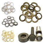 30mm 40mm Eyelet Setter Tools Hole Punch with 10pcs Grommet Washer Kit Crafts