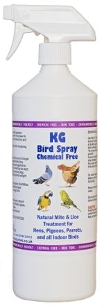 Bird Spray 1000ml Mite & Lice Treatment for Hens, Pigeons,Parrotts, Indoor Birds
