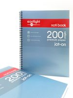 Noti A4 Jot-On Notebook Wirebound, Ruled & Perforated, 200 Pages