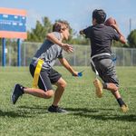 Non Touch Football Game Tag Belt Waist Flags with Chasing Ribbon