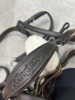 Collegiate Leather 5 point  Breastplate/Martingale with Sheepskin Brown XFull 