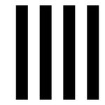 Superfresco Easy Monochrome Wallpaper |  Black/White Striped