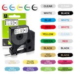 Dymo D1 Label Tape 45013 40913 12mm 9mm 6mm White for Dymo Label Manager 160 280