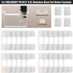 16x Cat Water Fountain Replacement Filter for FEELNEEDY FN-W17 3.2L Fountain
