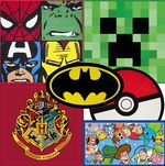 Official Licensed Character Shaped Rug Boys Girls Matches Bedding Rugs Minecraft