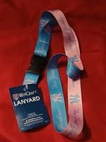 New York Yankees MLB Official Lanyard Pink & Blue